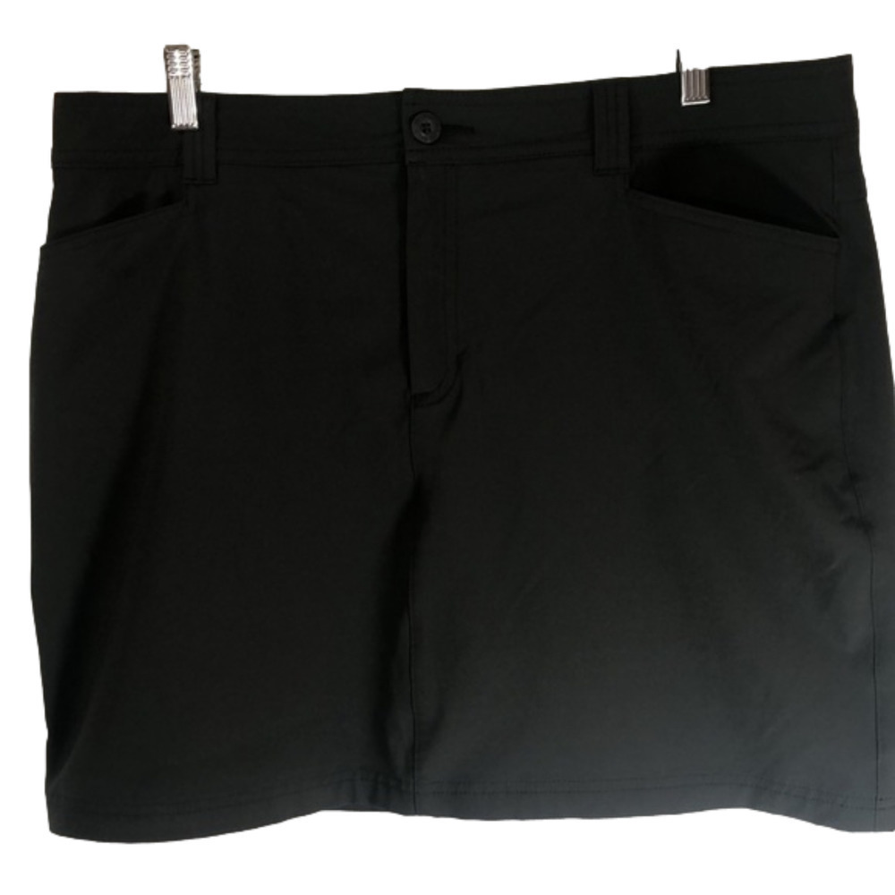 eddie Bauer skort, charcoal gray, size 14